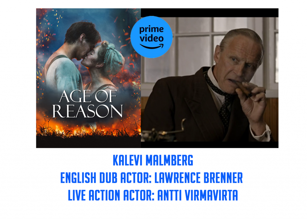 Lawrence Brenner is the English Voice of Kalevi Malmberg in Age of Reason