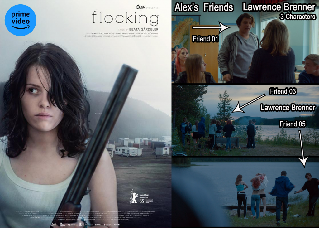 Lawrence Brenner's roles in Flocking now on Amazon Prime