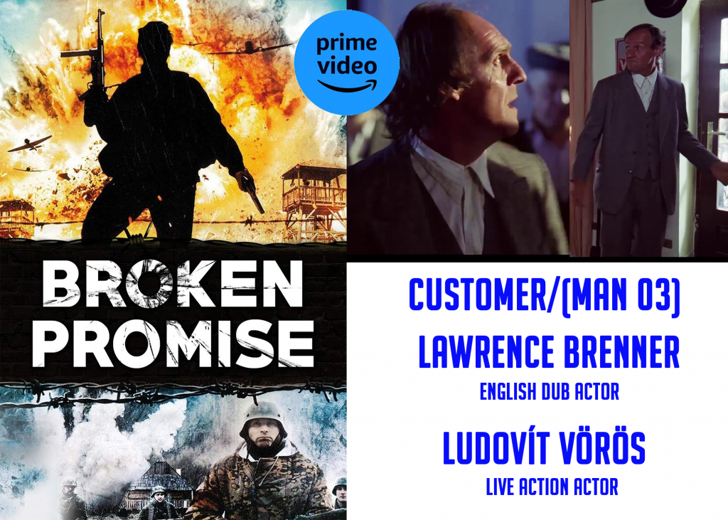Lawrence Brenner is the English voice of the Customer is Broken Promise